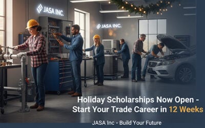 Holiday Scholarships & Holiday Session at JASA Inc. Trade School