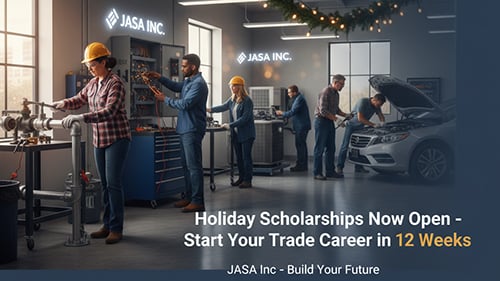 Holiday Scholarships & Holiday Session at JASA Inc. Trade School
